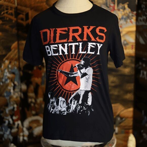 Small Dierks Bentley Locked and Reloaded 2013 Tour Band Tee - Picture 1 of 5